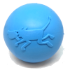 Wag Ball Rubber Dog Chew Toy for Heavy Chewers | Floating Fetch Toy | USA Made