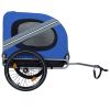 Large Folding Bike Trailer for Dogs – 120LB Capacity All-Terrain Pet Carrier, Durable Steel Frame for Cycling, Jogging, Camping & Outdoor Adventures