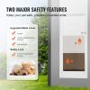 Dog Door for Sliding Glass Door, 75 7/8"-80 11/16" Adjustable Height Doggy Door for Sliding Doors